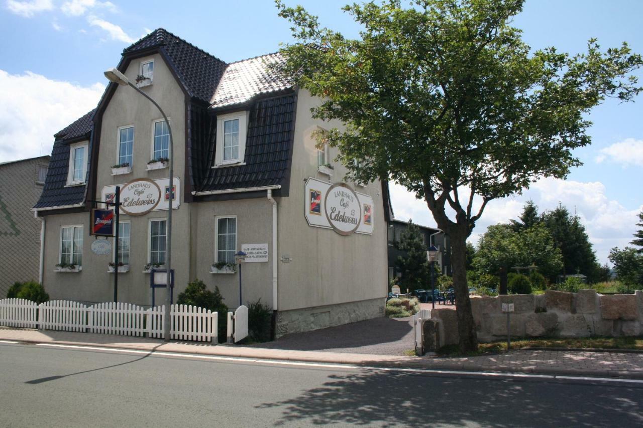 Landhaus Edelweiss Bed&Breakfast - Adults Only Neustadt am Rennsteig Ngoại thất bức ảnh